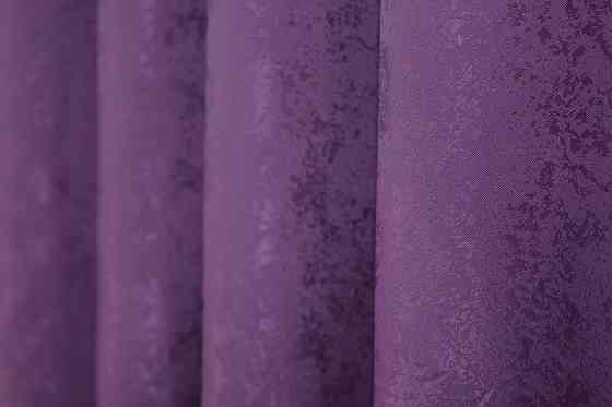 Шторна тканина жакард, колекція "Мармур Al1" колір фіолетовий 1301ш Київ