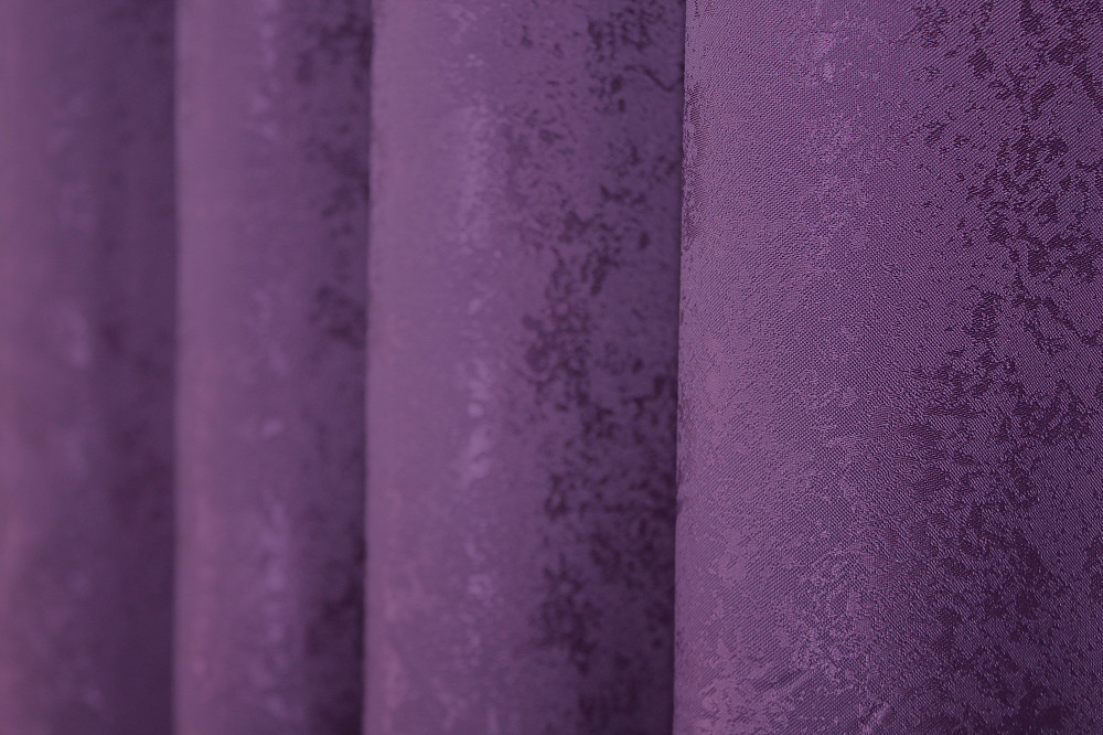 Шторна тканина жакард, колекція "Мармур Al1" колір фіолетовий 1301ш Київ - фото 2