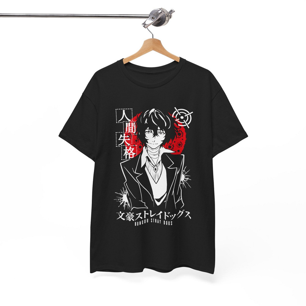 Футболка мужская аниме Дазаи Бунгоу Страй Догс оверсайз (S/M/L) Черний AnimeJ0533 Днепр - изображение 6