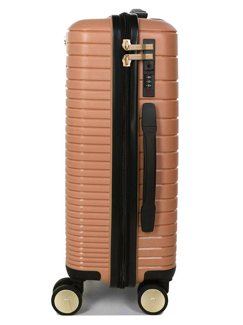 Валіза поліпропіленова MADISSON 33703 мала 55 см золотисто-рожева Київ - фото 4