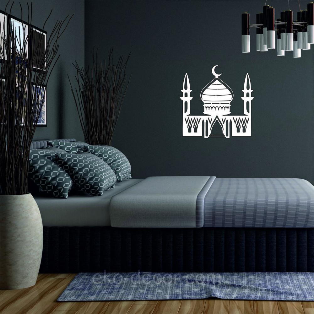 Декоративне настінне Панно «Іслам» Декор на стіну 90*90 см, Білий Київ - фото 3