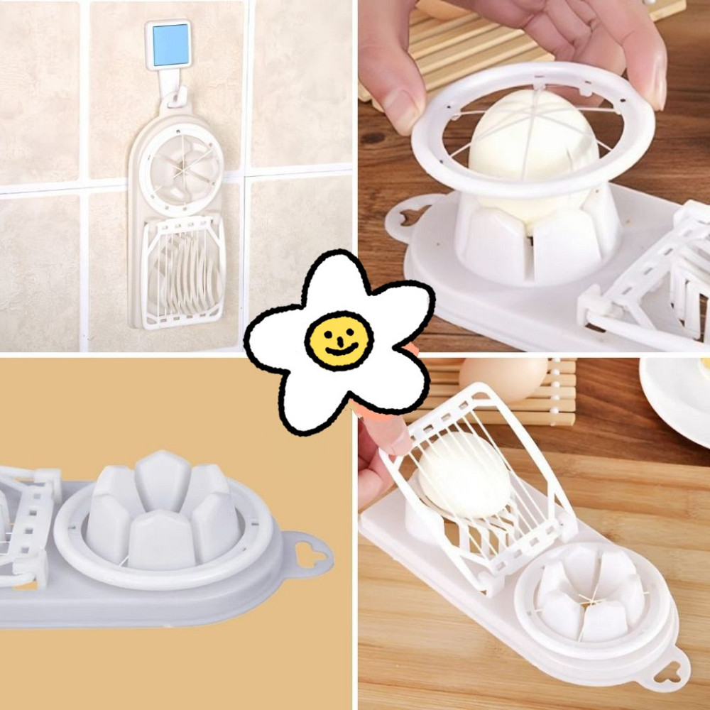 Пластиковая овощерезка яйцерезка 2 в 1 белый Киев - изображение 1