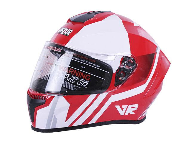 Мотошлем интеграл MD-813 (красно-белый, size M) Мукачево - изображение 1