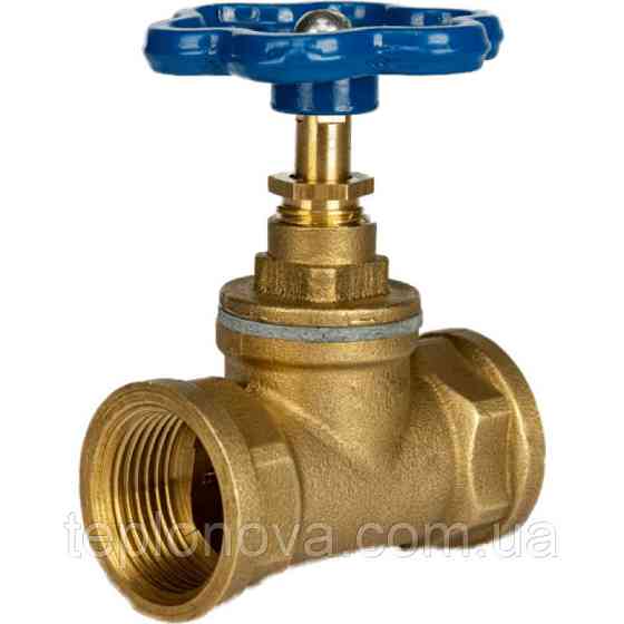 Кран ХВ вентильный прямой латунный 1/2″ВР х 1/2″ВР литейный Б1111А VA Черновцы