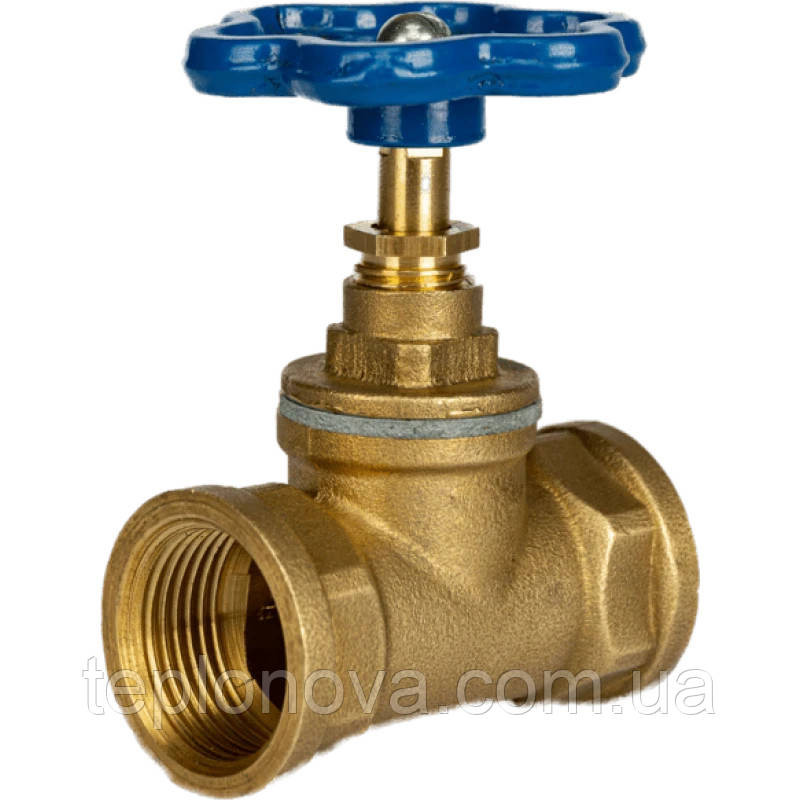 Кран ХВ вентильный прямой латунный 1/2″ВР х 1/2″ВР литейный Б1111А VA Черновцы - изображение 3
