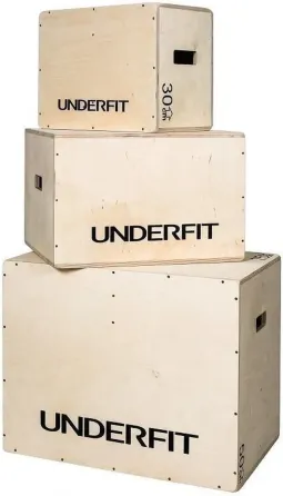Тренажер Underfit Скрині Plyo Zestaw 3 Elementy Brązowy Киев