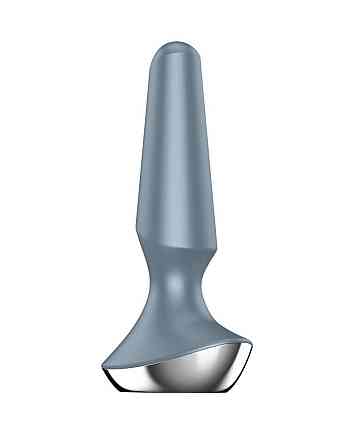 Анальна смарт-вібропробка Satisfyer Plug-ilicious 2 Ice Blue Sex Aura Київ