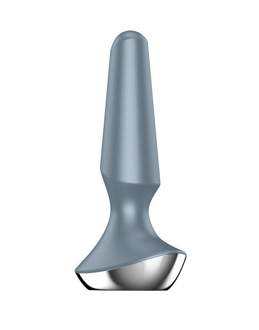 Анальна смарт-вібропробка Satisfyer Plug-ilicious 2 Ice Blue Sex Aura Київ - фото 1