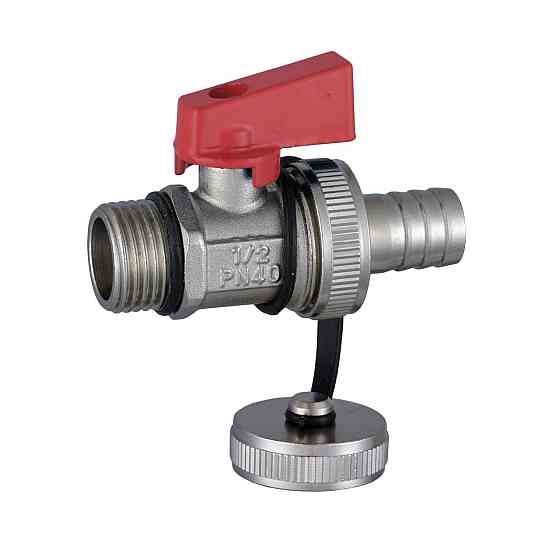 Кран кульовий наповнення/зливу SOLOMON 1/2″ NV-0831R червоний/синій (000021140) Київ