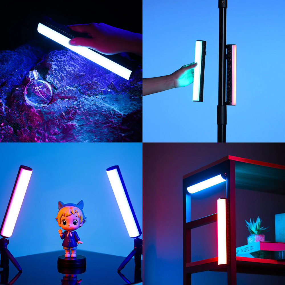 Відеосвітло циліндричний LED RGB палиця з магнітом 1800-9000К CRI 97 Ulanzi B15RGB Київ - фото 4