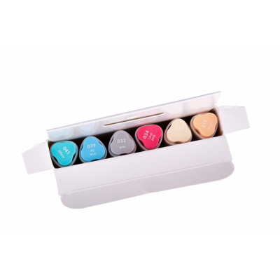 Маркер Santi набор двусторонних sketch Anime 6 шт (390550) Винница - изображение 2