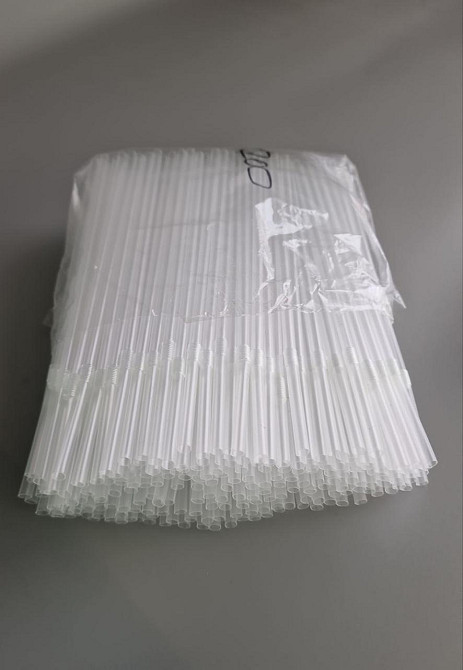 Трубочка для напоїв з гофрою d4.8 21см Прозорий (200 шт) Харків - фото 2