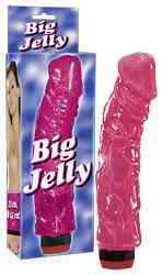 Вибратор BIG JELLY малиновый Sex Aura Киев