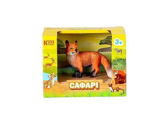 Фігурка тварини Сафарі Q9899-A89 Руда Лисиця ТМ KIDS TEAM ANIMALS Київ