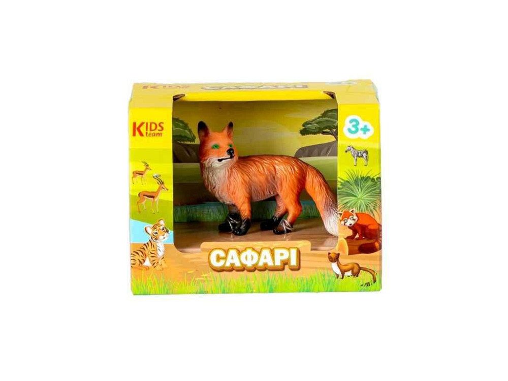 Фігурка тварини Сафарі Q9899-A89 Руда Лисиця ТМ KIDS TEAM ANIMALS Київ - фото 1