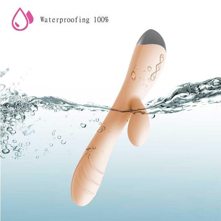 Вібратор кролик для клітора та точки G USB - Бежевий - Вібратори Вінниця - фото 4