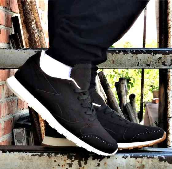 Мужские Кроссовки Reebok Classic Коричневые Рибок Нубук (размеры: 41,42,43,44,45) Днепр