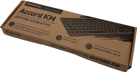 Клавіатура Defender Accord KM (450250) (7106517) Київ