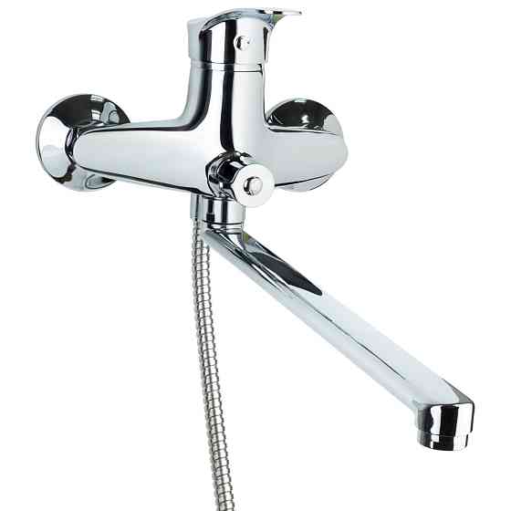 TAU Смеситель s07 Ø40 для ванны гусак прямой 350мм дивертор встроенный картриджный TAU SE-2C245 Киев