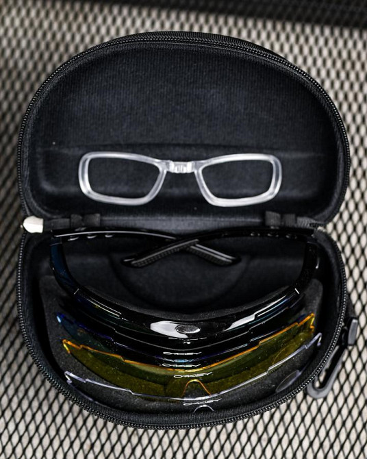 Очки тактические OAKLEY (5 линз) с поляризацией Черные  ВТ6825 Одесса - изображение 8