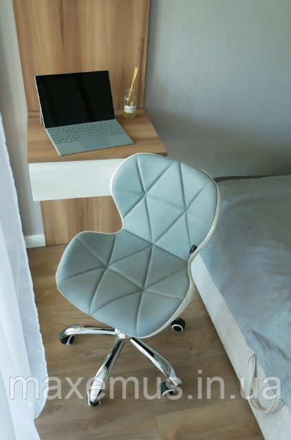 Офисное кресло для работы за компьютером B-531 ортопедическое кресло для дома и офиса бело серое Мостиска - изображение 9