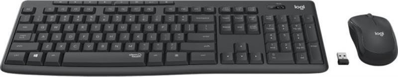 Комплект (клавіатура, миша) бездротовий Logitech MK295 Combo Black USB (920-009800) Чорний Харків - фото 2