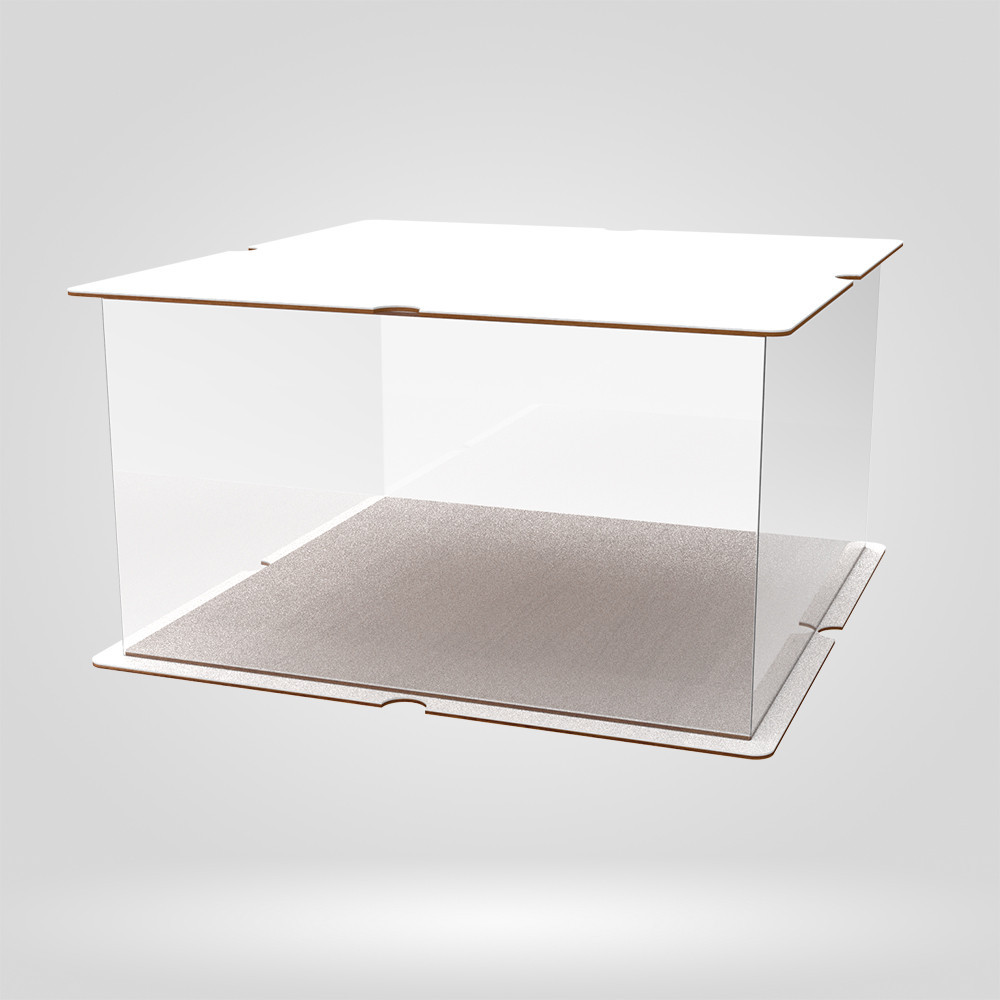 Коробка для тортів, квітів та подарунків EKOSTAR 350х350х200 Київ - фото 1