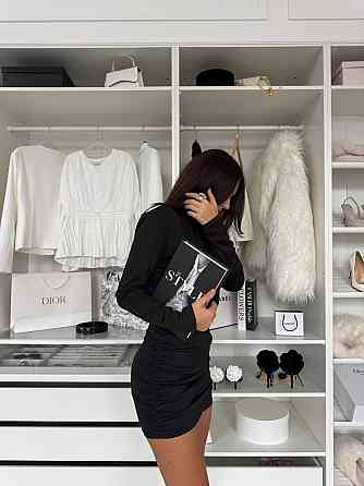 Жіноча стильна святкова міні-сукня з мікродайвінгу Одеса