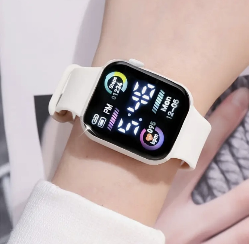 Подарочный набор для женщин Бабочка цифровые часы браслет ожерелье кольцо серьги белый Киев - изображение 3