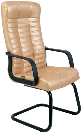 Офісне Конференційне Крісло Richman Atlant Madras Nacre 6 Gold CF Пластік Золото Київ