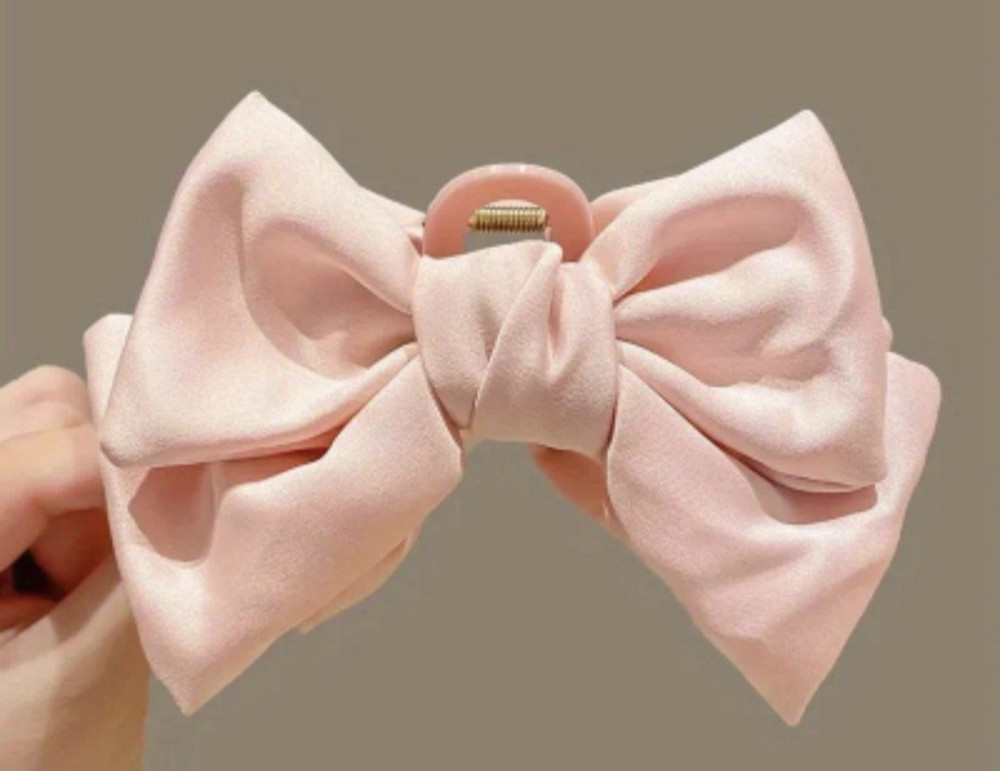 Заколка-крабик "Бант" Рожевий Сміла - фото 7