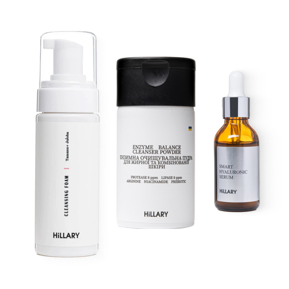 Набір Ензимне очищення та зволоження для шкіри жирного типу + Пінка Київ - фото 11