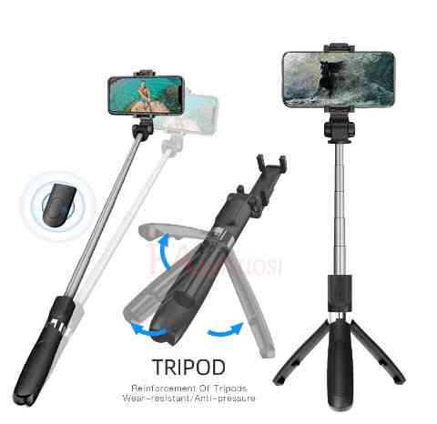 Трипод SD7 Selfie Bluetooth Black. Селфі палиця бездротовий монопод-штатив Selfie Stick Tripod для смартфонів Київ