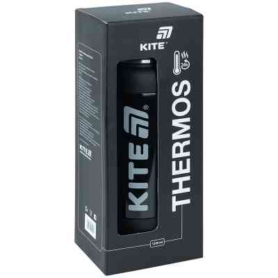 Термос Kite 1200 мл, чорний (K25-1225-1) Вінниця