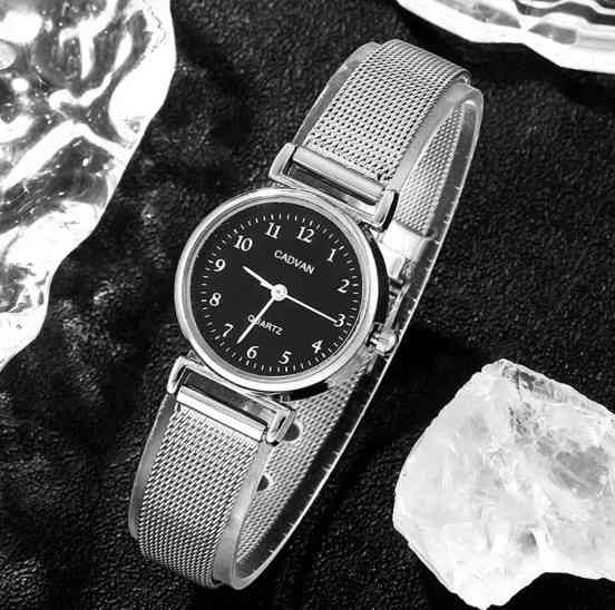 Жіночий подарунковий набір Silver Elegance годинник та п'ять браслетів сріблястий Київ