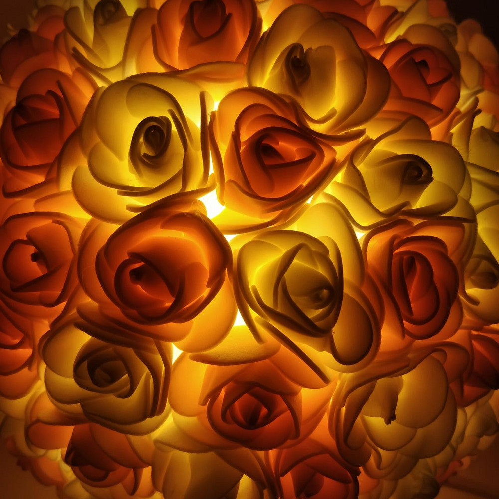 Світильник-нічник "Букет персиково-білих троянд" Дніпро - фото 6