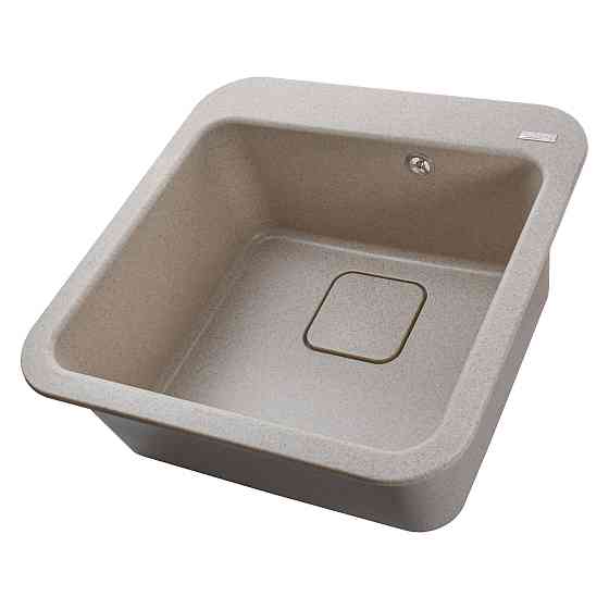 Гранітна мийка Globus Lux BARBORA  піщаний 510х510мм-А0004 Київ