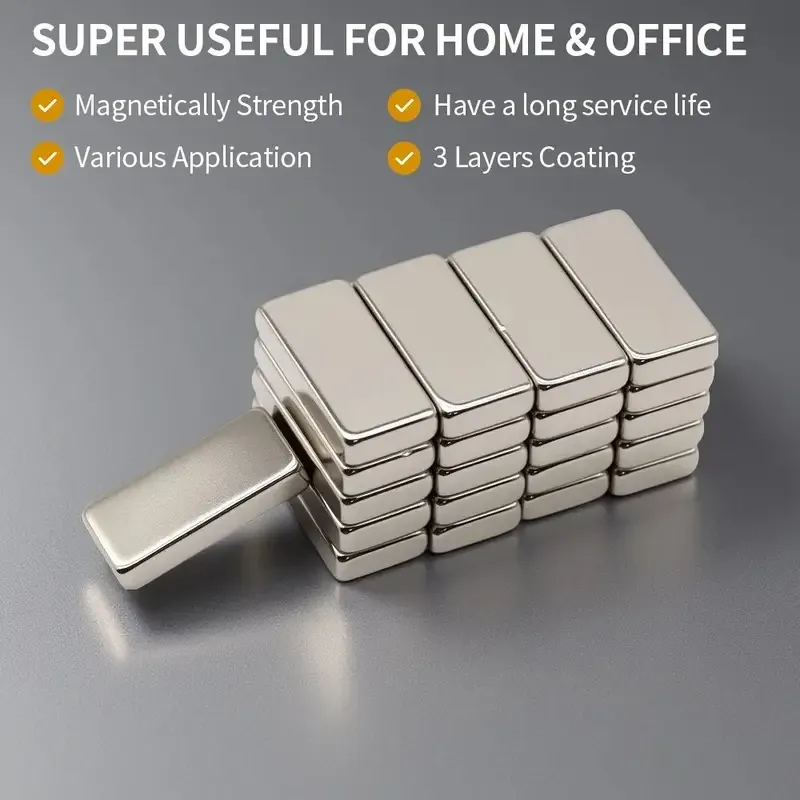 Сильний неодимовий магніт прямокутний 60x30 мм Київ - фото 5