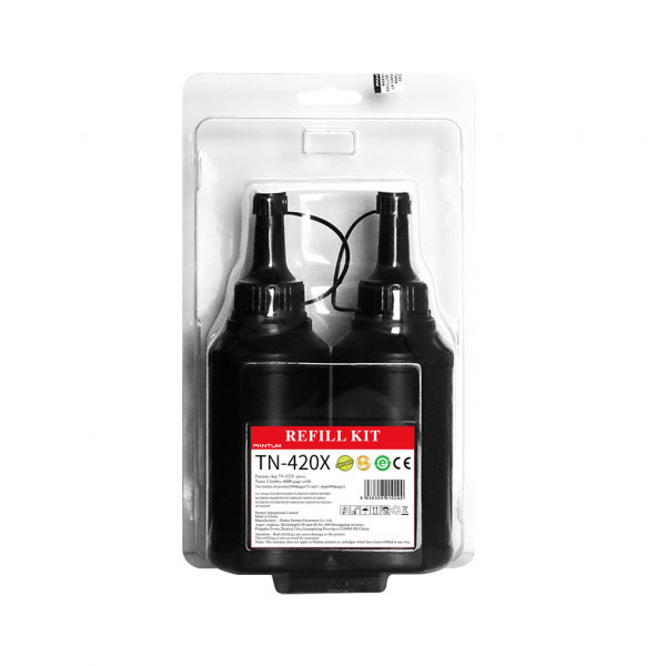 Комплект для заправки картриджа Pantum TL-420H,TL-420X,M7100,P3010/3300 (2*3000стор; 2 тонера, чіп) (TN-420X) Киев - изображение 1