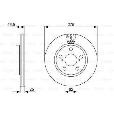Тормозной диск Bosch 0 986 479 428 Винница - изображение 5