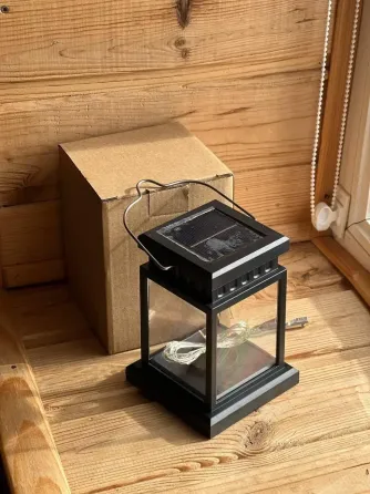 Уличный садовый подвесной фонарь на солнечной батарее, водонепроницаемый The lamp Коломыя