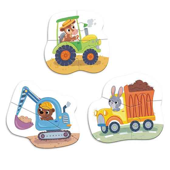 Детский Пазл 3 в 1 