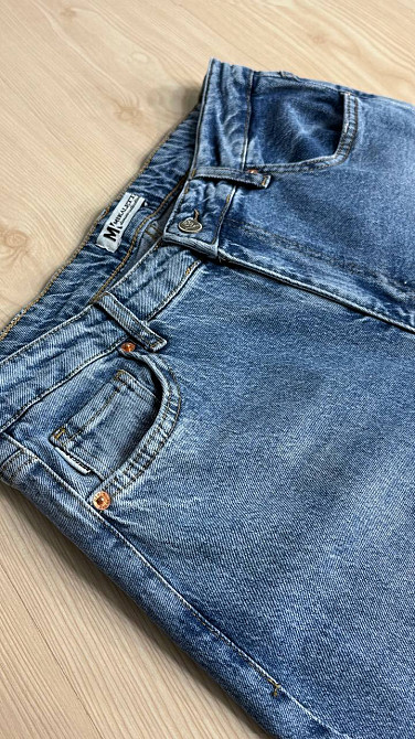 Джинсы женские Mikaletta 13479 BTL Wide Leg Palazzo широкие синие, синий, З2, 32, 88 см, 111 см Киев - изображение 11