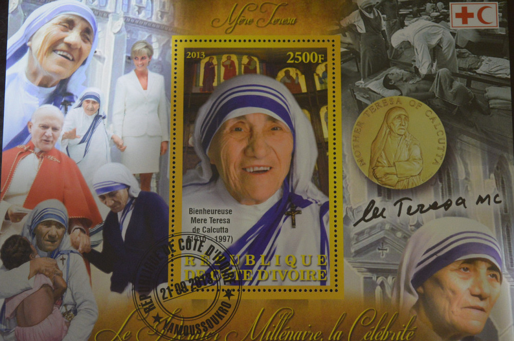 Кот Дивуар. Марки. История. Личности. Блок. 2012 год (В-5) Полтава - изображение 1