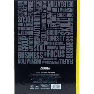 Канцелярская книга Axent Colors А4, 80 листов, клетка, желтая (8421-06-A) Винница