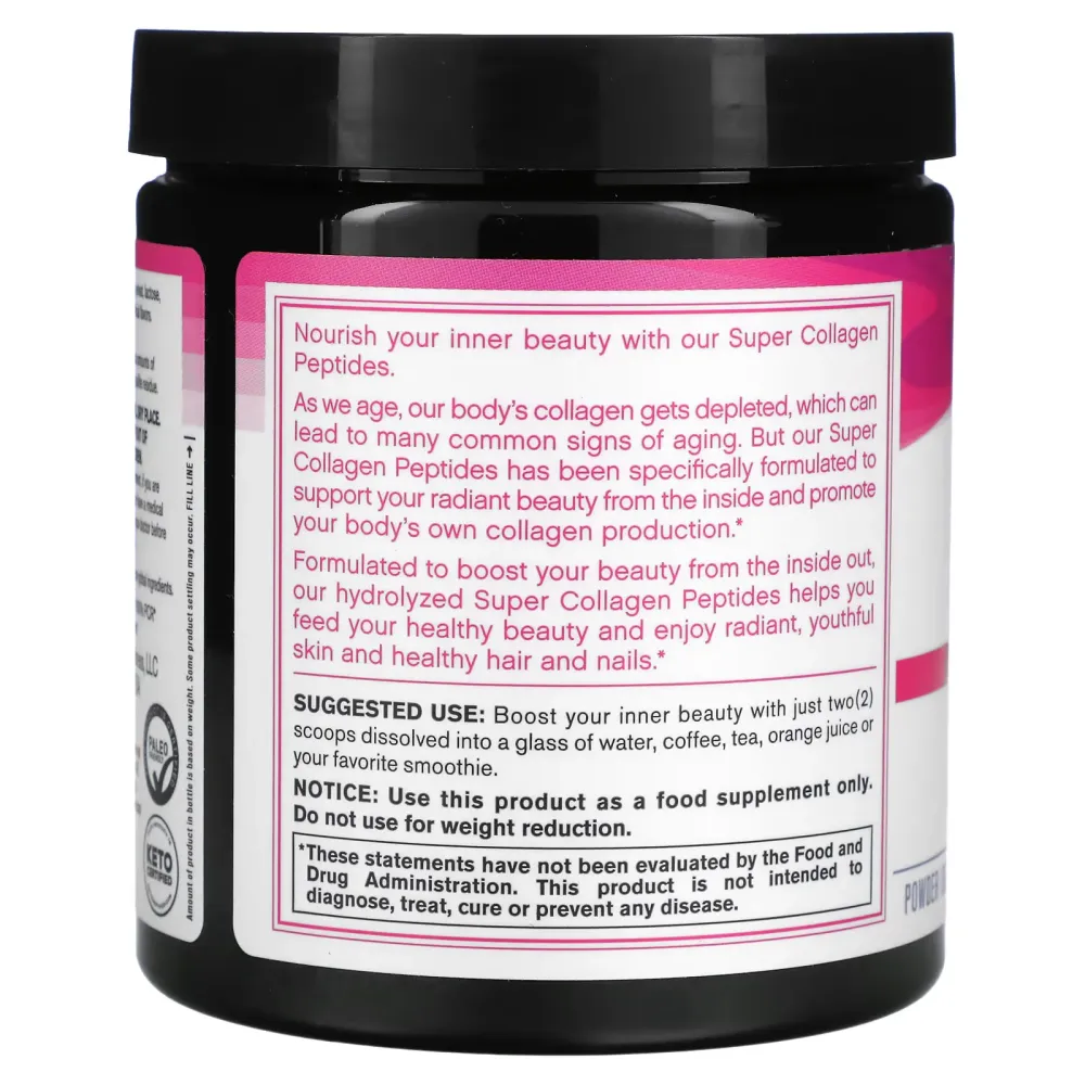 Супер коллаген тип 1 и 3 (Super Collagen) 198 г без вкуса Київ - фото 2