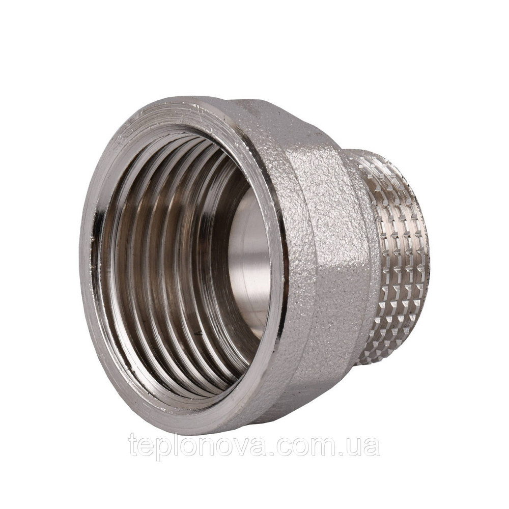 Переходник редукционный 1″х3/4″ВН никелированный восьмигранный NK543O OPTIMUM Черновцы - изображение 2