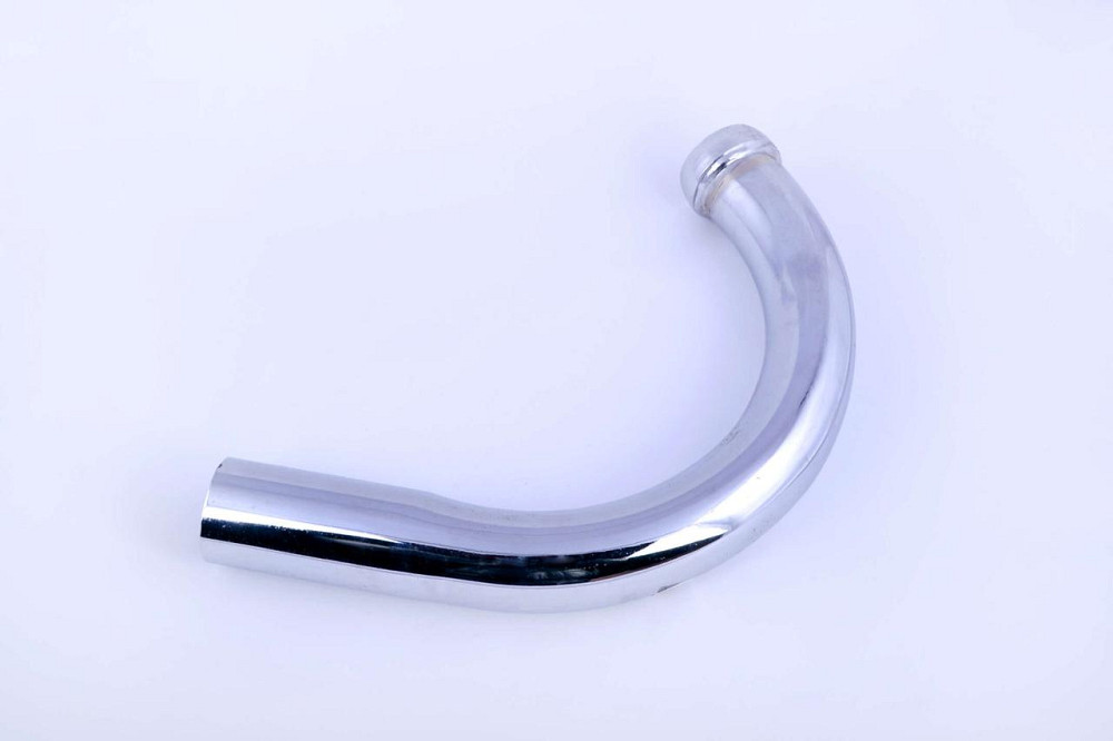 Колено глушителя мотоцикл Иж Планета (хром) Мукачево - изображение 1