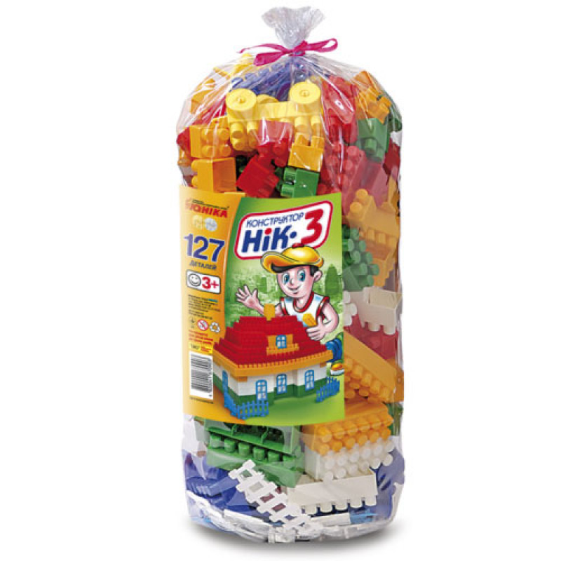 Конструктор с крупными деталями „НИК – 3” 70903, 127 элементов Винница - изображение 1