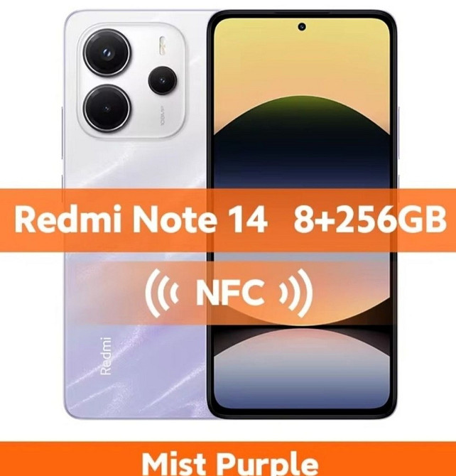 Xiaomi Redmi Note 14 8/256 с NFC Версия с зарядкой в комплекте. Харьков - изображение 3
